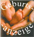 Geburtsanzeige
