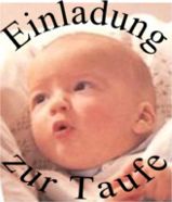 Taufeinladung